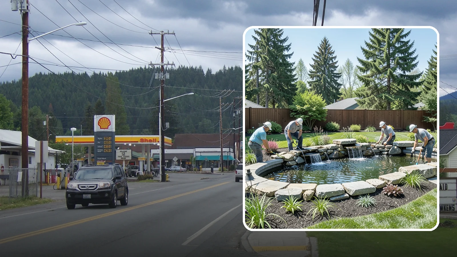 Water Feature Installation in Granite Falls, Snohomish County, WA - Custom water features - ponds, waterfalls, and fountains - that bring sound, movement, and serenity to your yard.