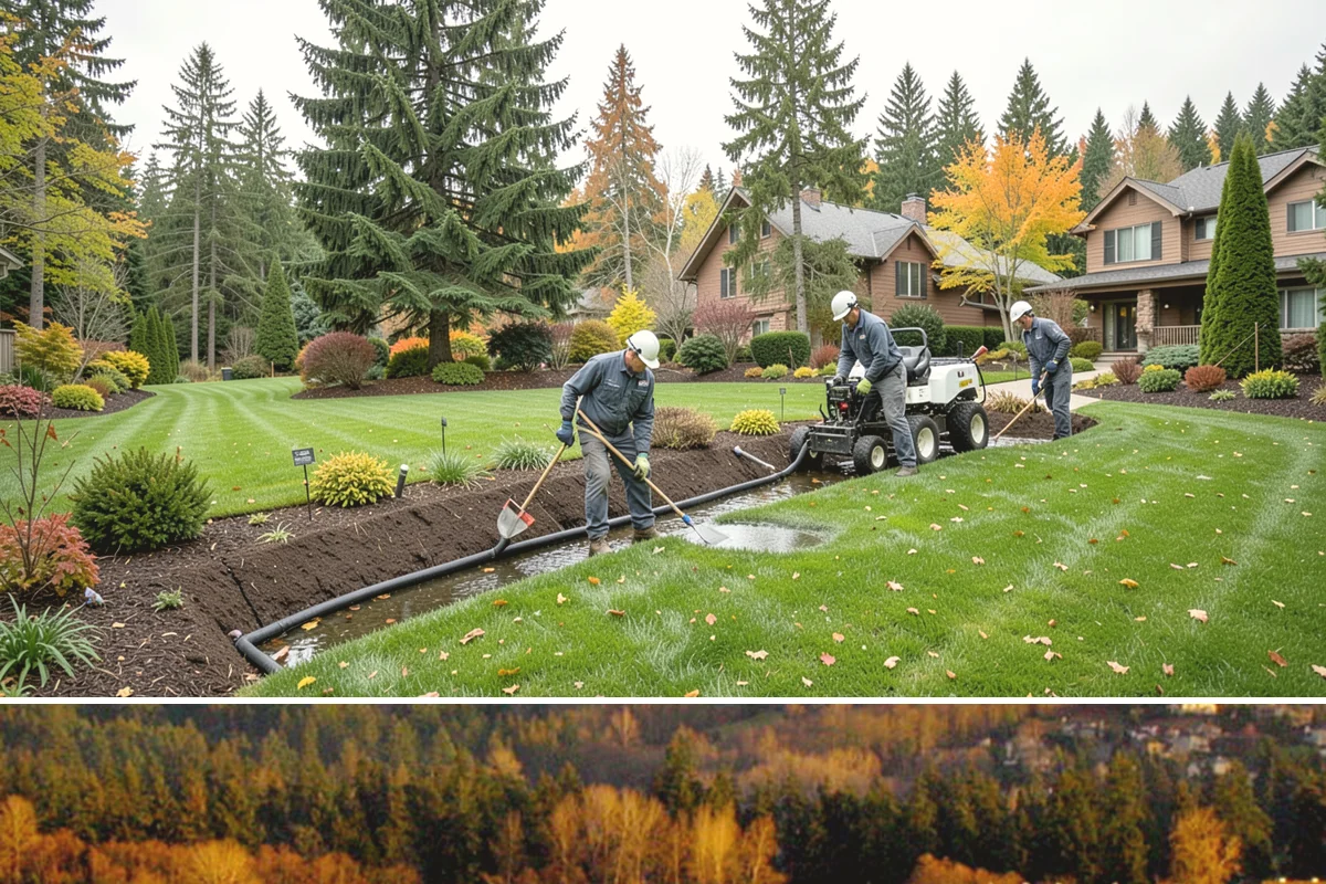 Water Feature Installation in Kenmore, King County, WA - Best built spring through fall.