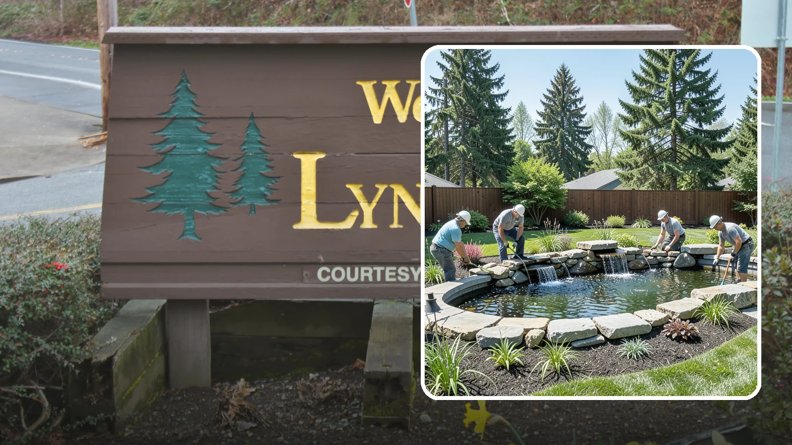 Water Feature Installation in Lynnwood, Snohomish County, WA - Custom water features - ponds, waterfalls, and fountains - that bring sound, movement, and serenity to your yard.
