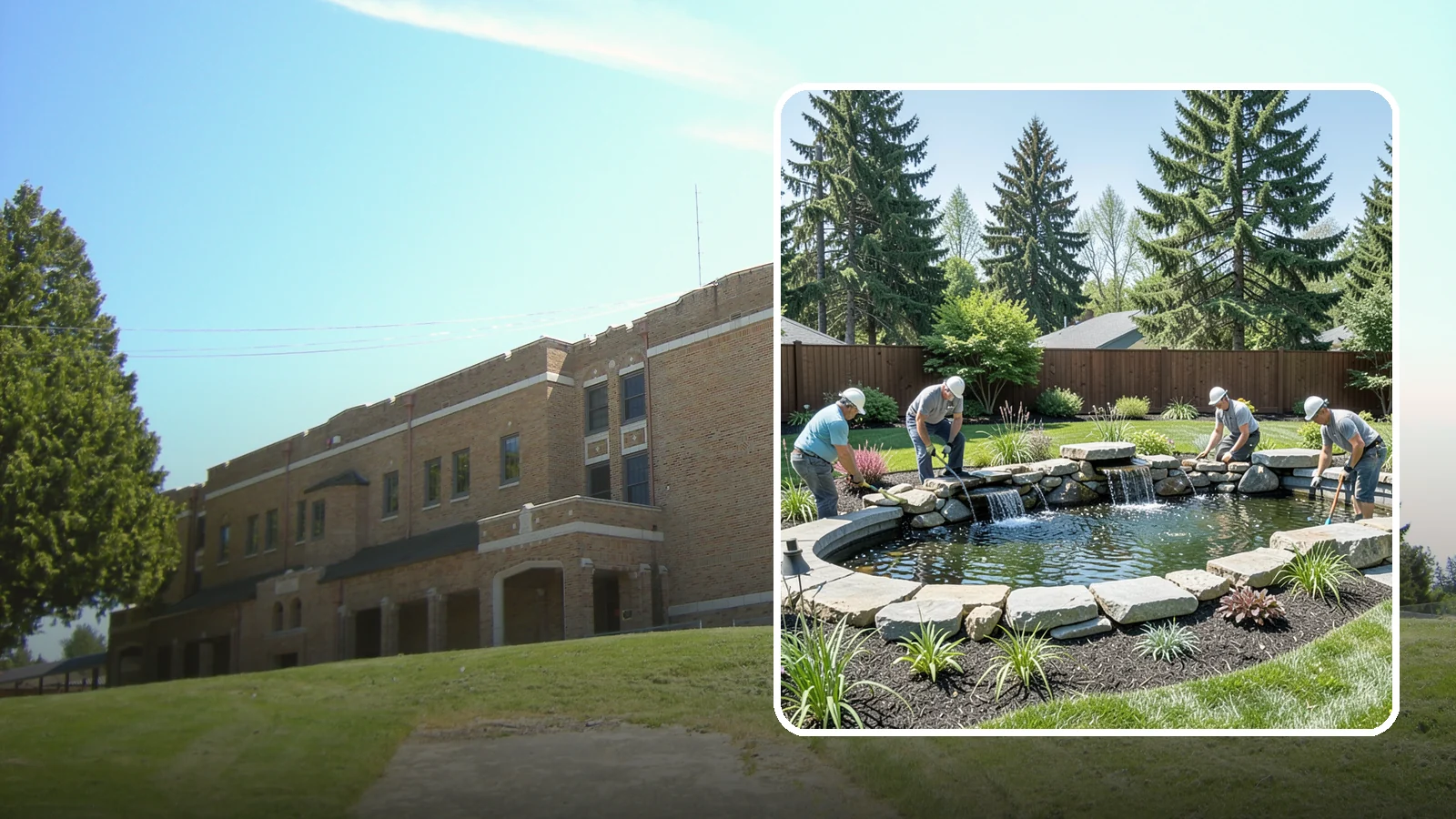 Water Feature Installation in Maple Valley, King County, WA - Custom water features - ponds, waterfalls, and fountains - that bring sound, movement, and serenity to your yard.