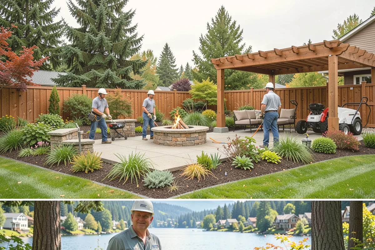 Water Feature Installation in Milton, King County, WA - Best built spring through fall.