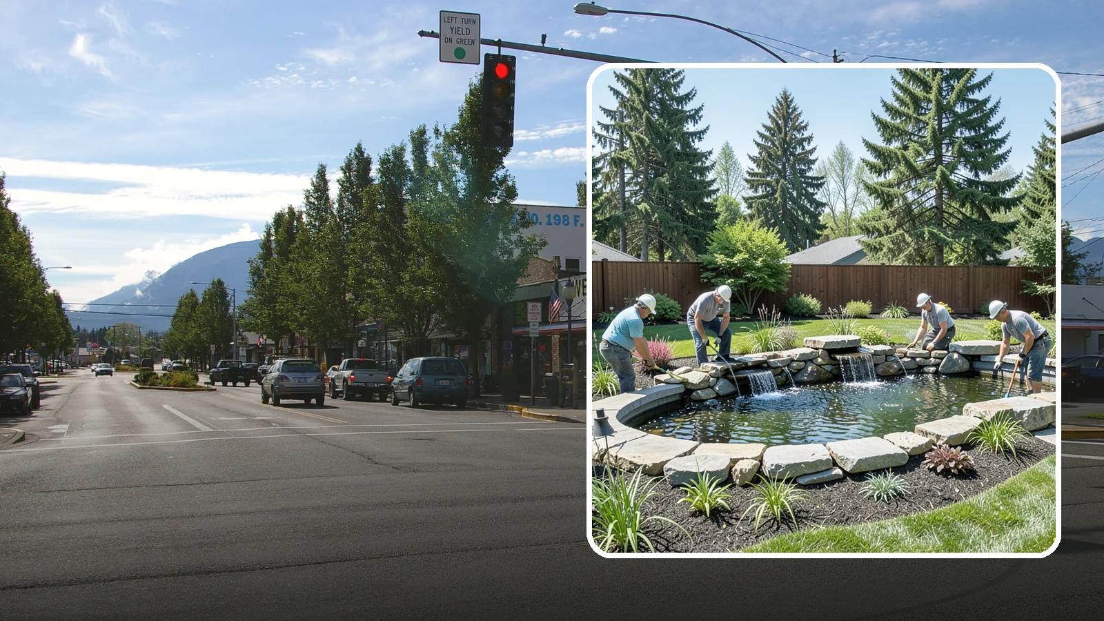 Water Feature Installation in North Bend, King County, WA - Custom water features - ponds, waterfalls, and fountains - that bring sound, movement, and serenity to your yard.
