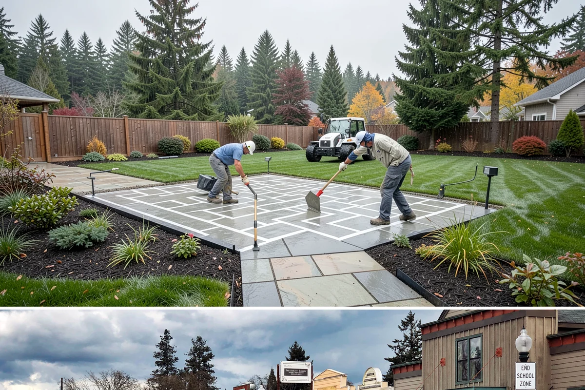Water Feature Installation in Roy, Pierce County, WA - Best built spring through fall.