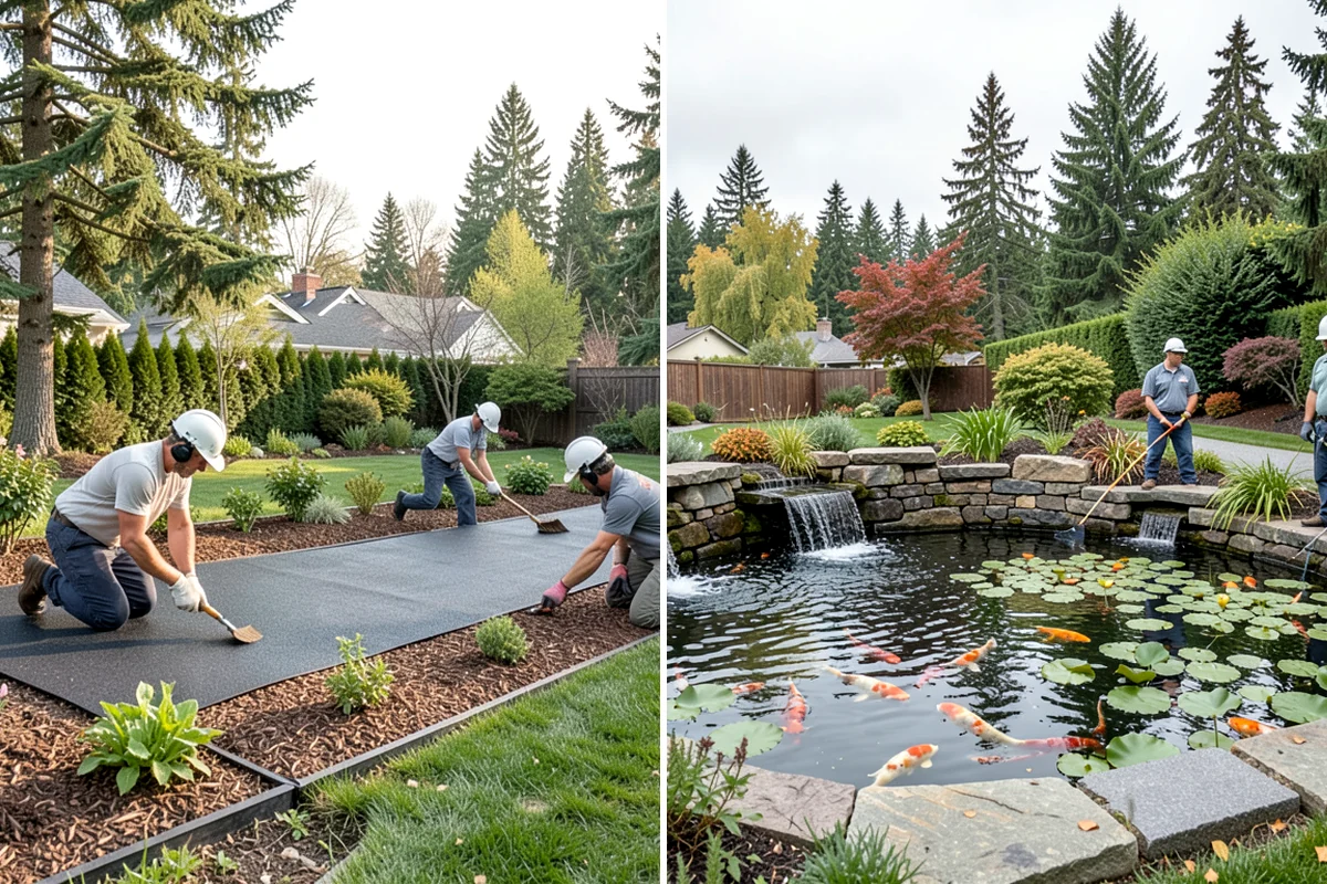 Water Feature Installation in Snoqualmie, King County, WA - Design the feature type and location