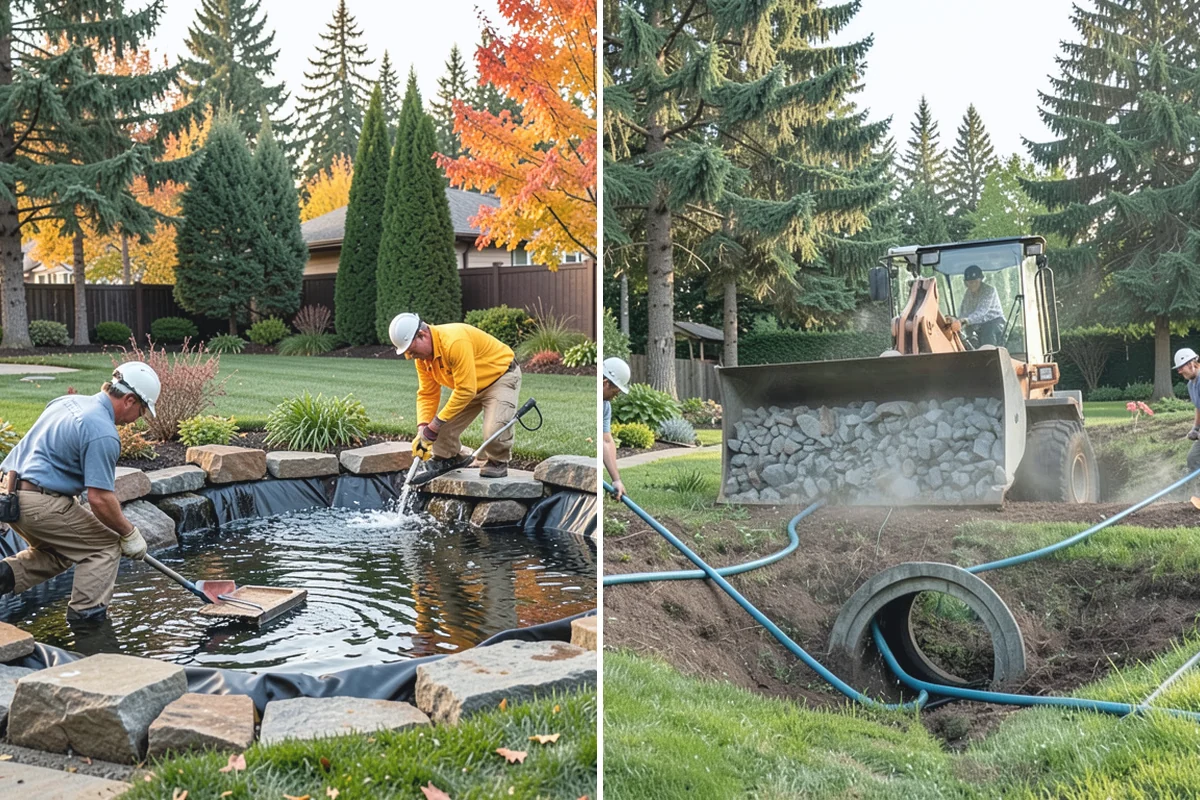 Water Feature Installation in South Prairie, Pierce County, WA - Design the feature type and location