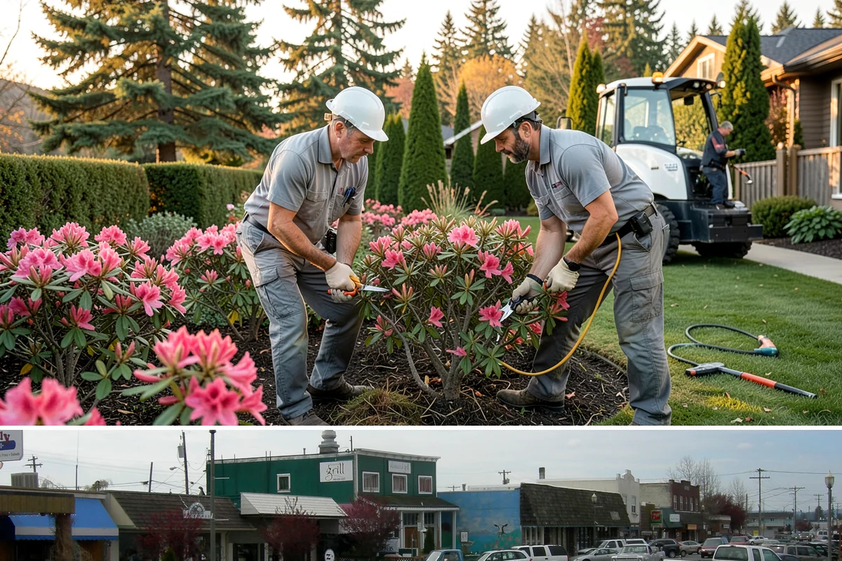 Water Feature Installation in Stanwood, Snohomish County, WA - Best built spring through fall.