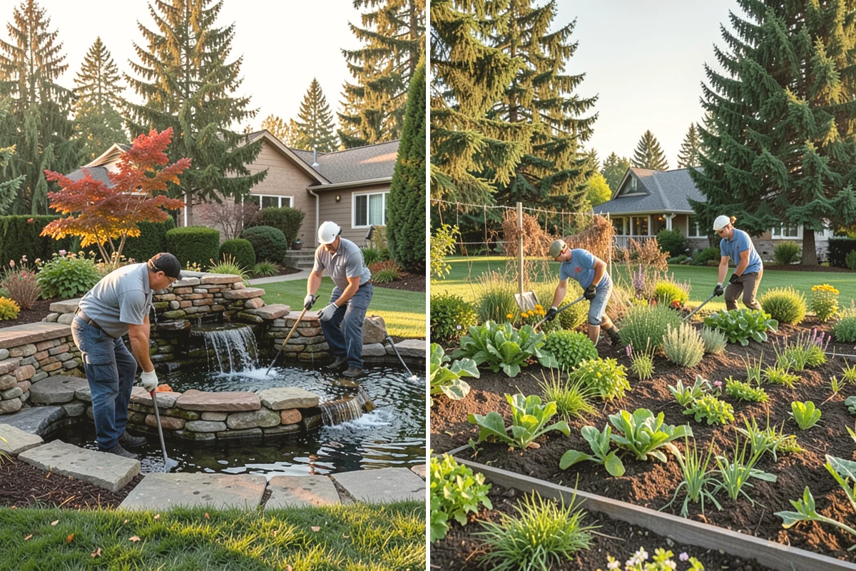 Water Feature Installation in Tukwila, King County, WA - Design the feature type and location