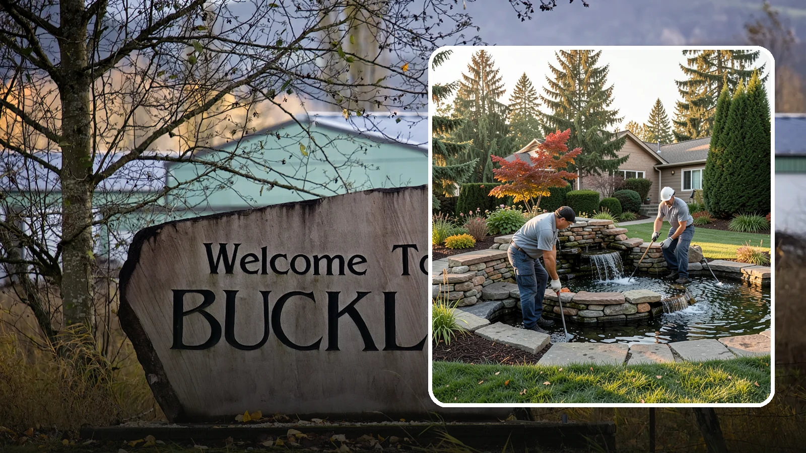 Water Feature Maintenance in Buckley, Pierce County, WA - We keep ponds, fountains, and bubbling features clean, balanced, and running smoothly through every Northwest season.