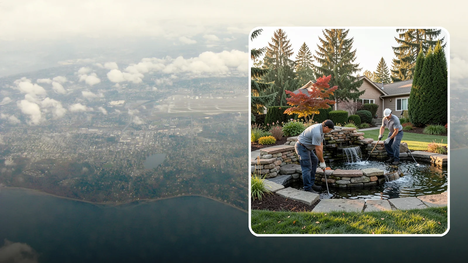 Water Feature Maintenance in Burien, King County, WA - We keep ponds, fountains, and bubbling features clean, balanced, and running smoothly through every Northwest season.