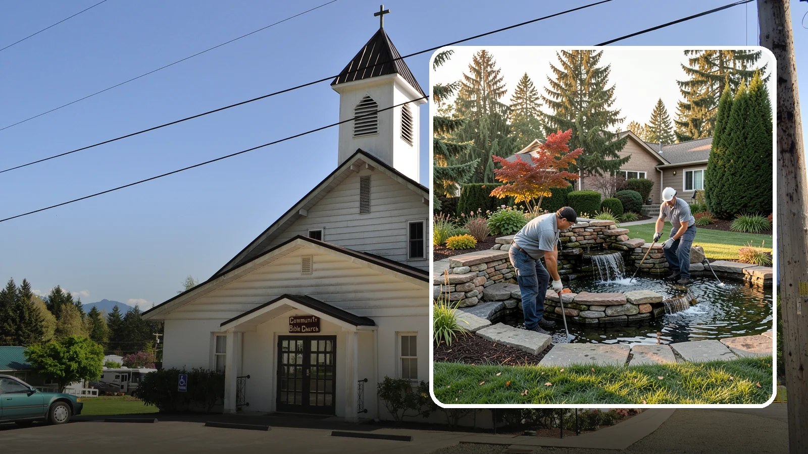 Water Feature Maintenance in Concrete, Skagit County, WA - We keep ponds, fountains, and bubbling features clean, balanced, and running smoothly through every Northwest season.