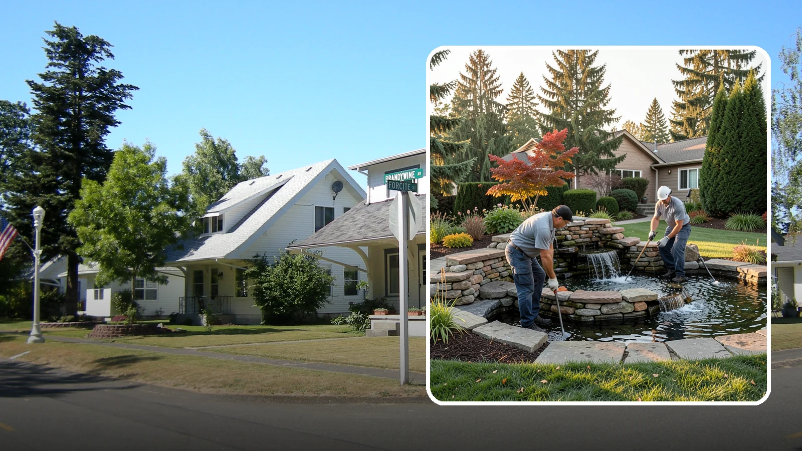 Water Feature Maintenance in DuPont, Pierce County, WA - We keep ponds, fountains, and bubbling features clean, balanced, and running smoothly through every Northwest season.