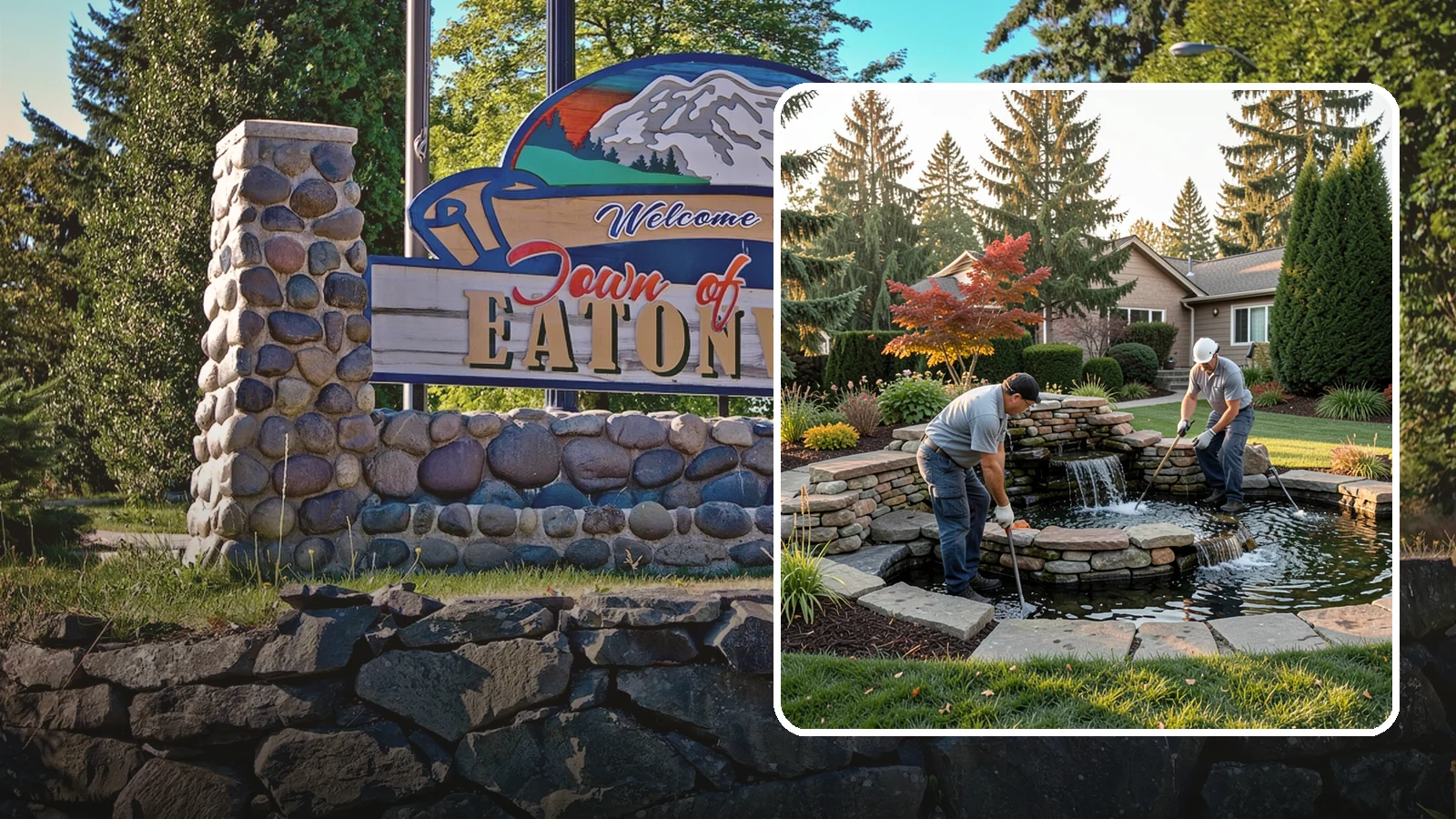 Water Feature Maintenance in Eatonville, Pierce County, WA - We keep ponds, fountains, and bubbling features clean, balanced, and running smoothly through every Northwest season.