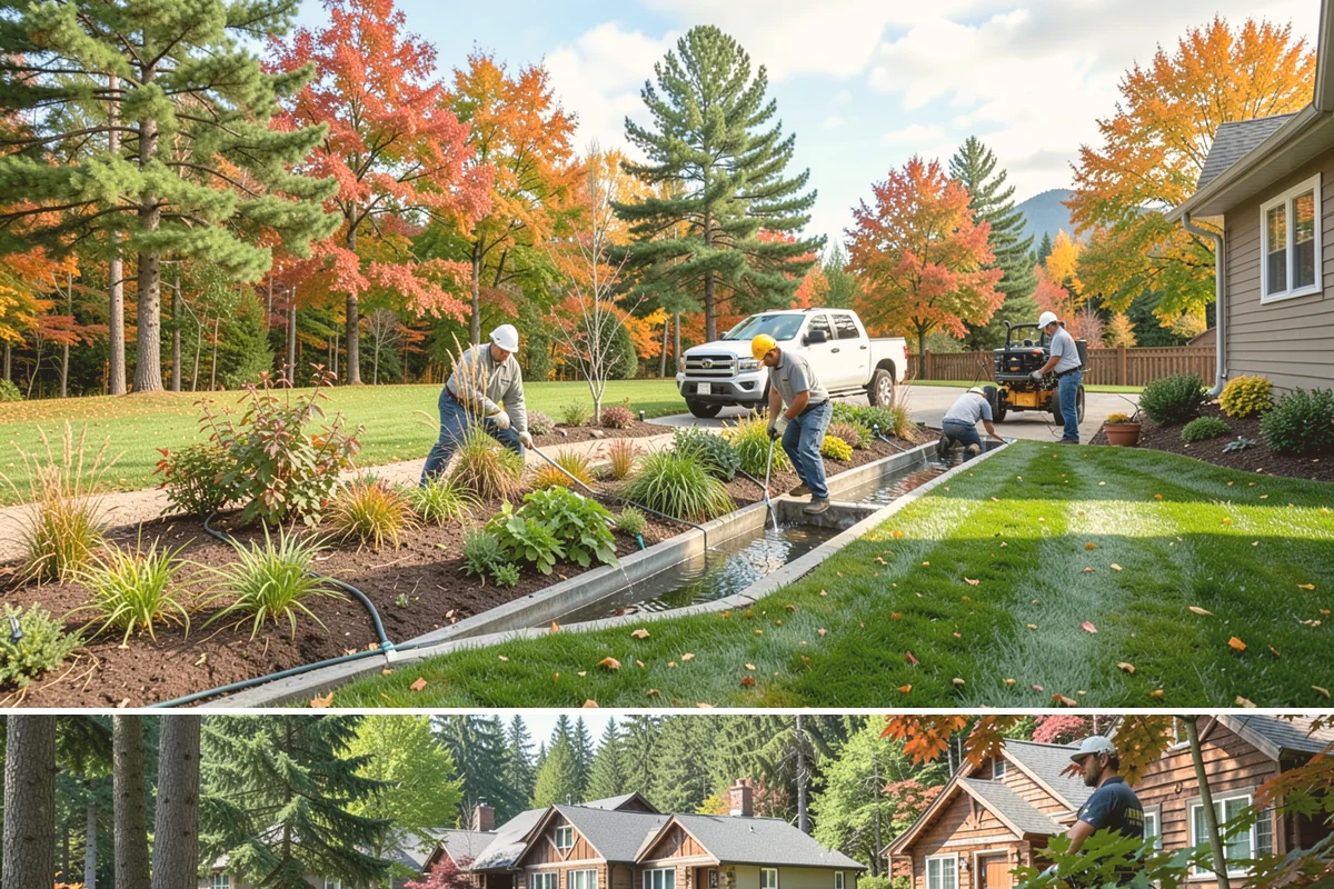 Water Feature Maintenance in Edgewood, Pierce County, WA - Maintenance is valuable year-round, with heavier service in fall for leaf and needle drop and spring cleanups after winter debris...