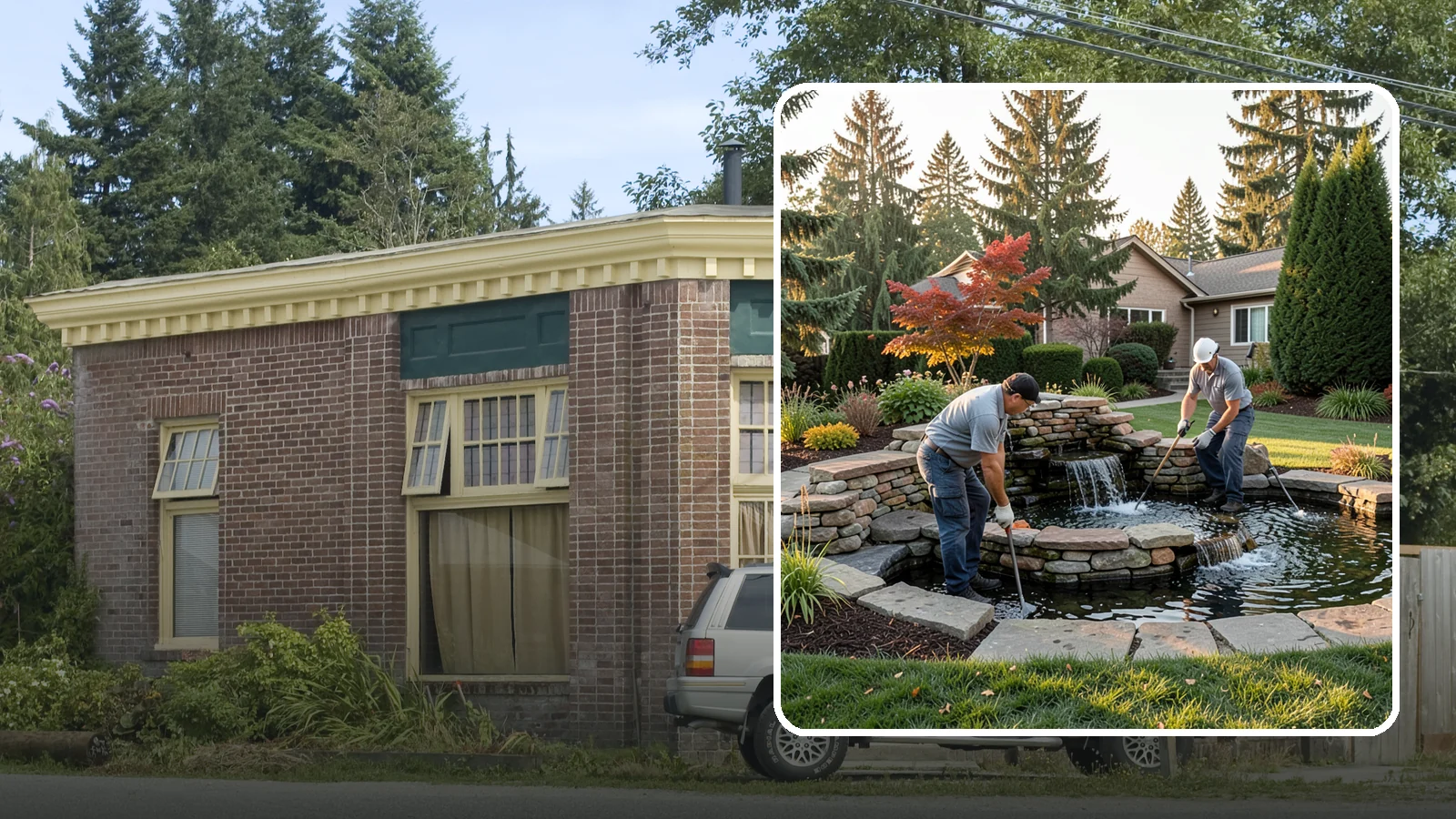 Water Feature Maintenance in Hamilton, Skagit County, WA - We keep ponds, fountains, and bubbling features clean, balanced, and running smoothly through every Northwest season.