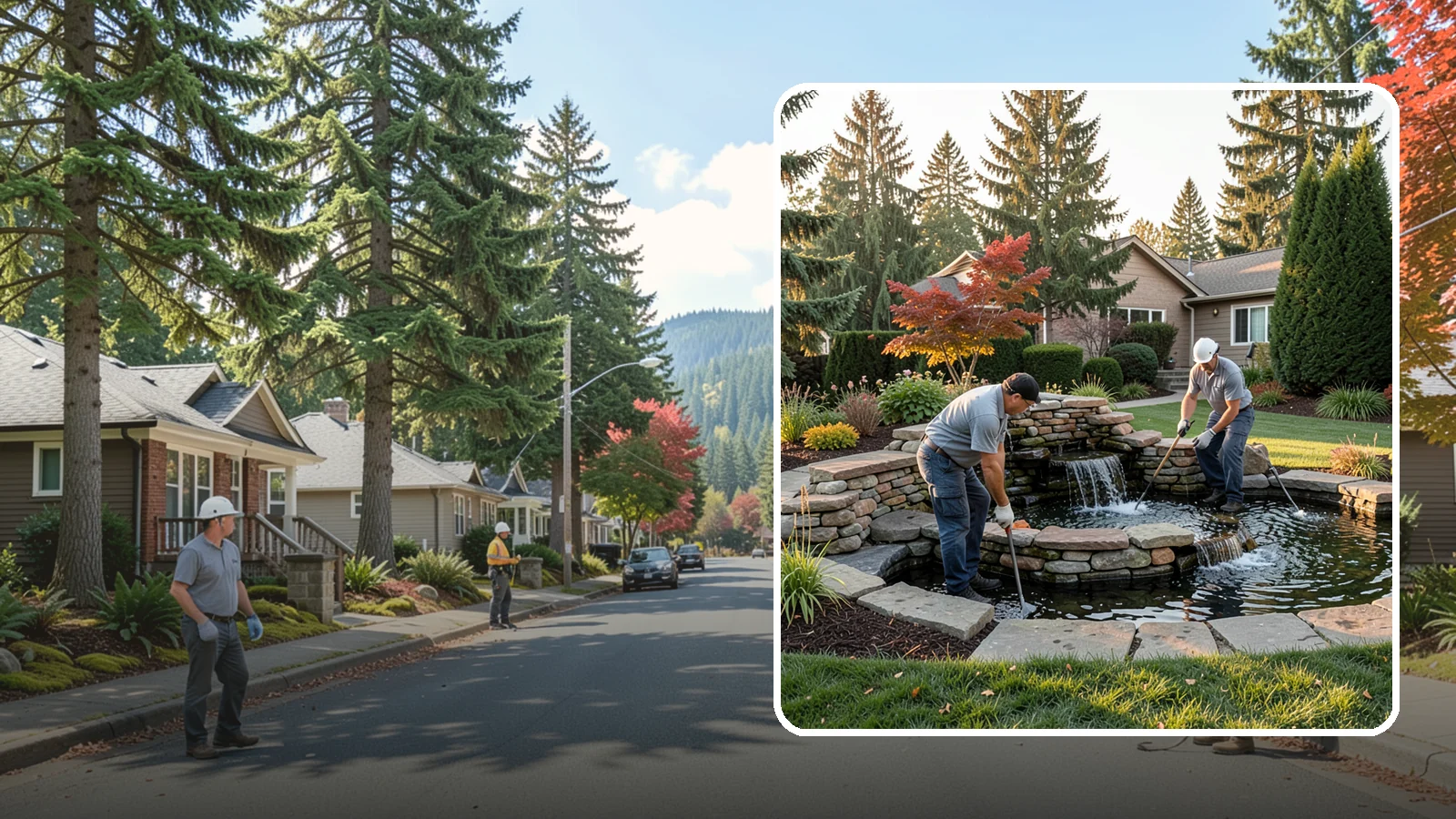 Water Feature Maintenance in Hunts Point, King County, WA - We keep ponds, fountains, and bubbling features clean, balanced, and running smoothly through every Northwest season.
