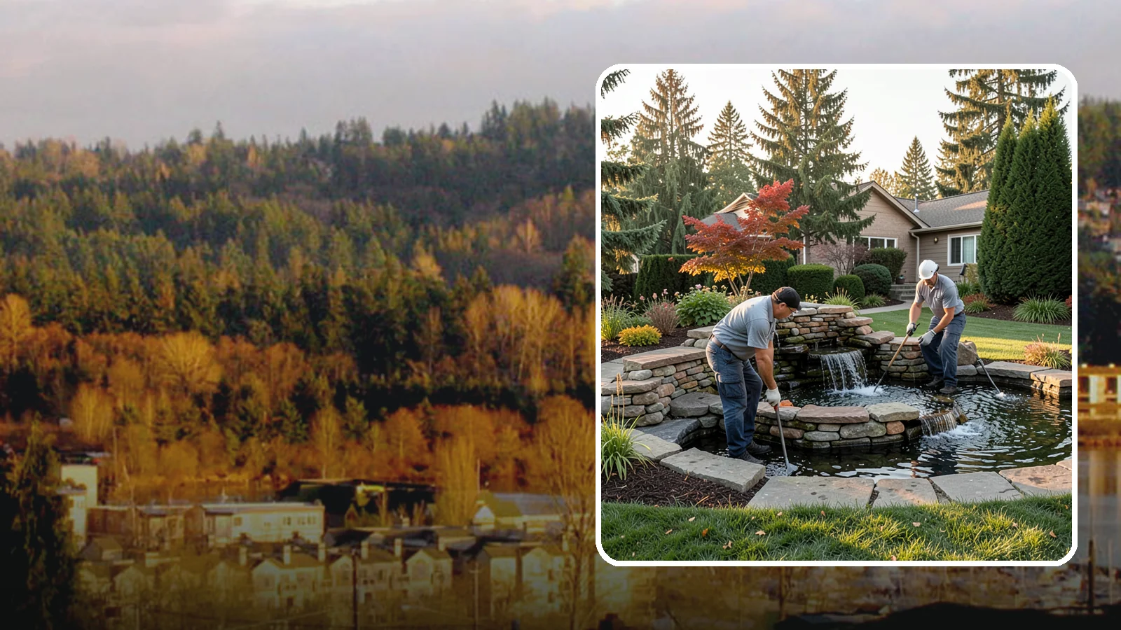 Water Feature Maintenance in Kenmore, King County, WA - We keep ponds, fountains, and bubbling features clean, balanced, and running smoothly through every Northwest season.