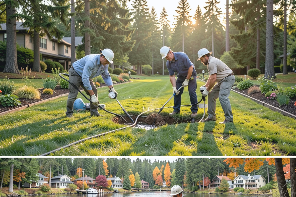 Water Feature Maintenance in La Conner, Skagit County, WA - Maintenance is valuable year-round, with heavier service in fall for leaf and needle drop and spring cleanups after winter debris...