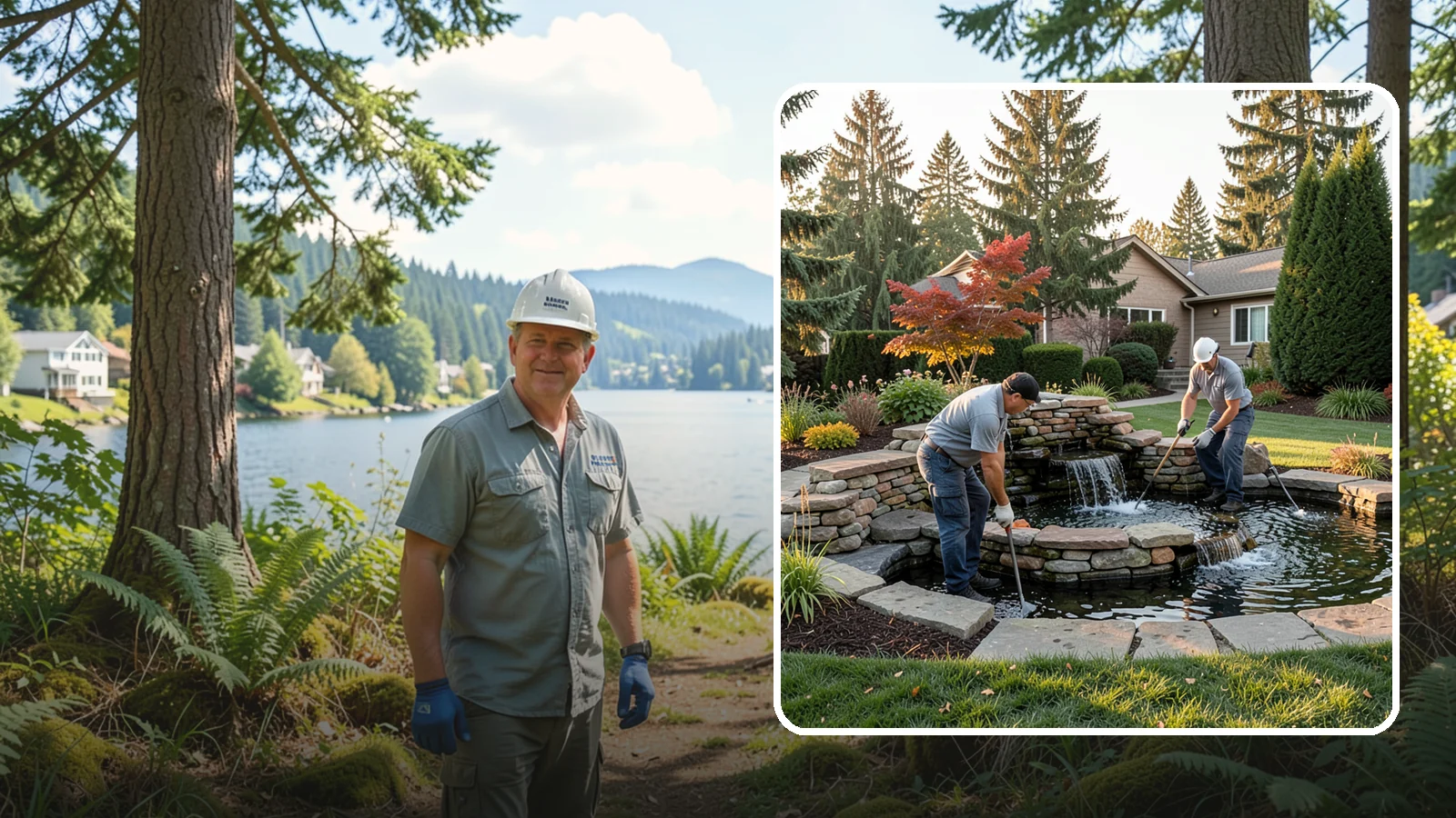 Water Feature Maintenance in Milton, King County, WA - We keep ponds, fountains, and bubbling features clean, balanced, and running smoothly through every Northwest season.