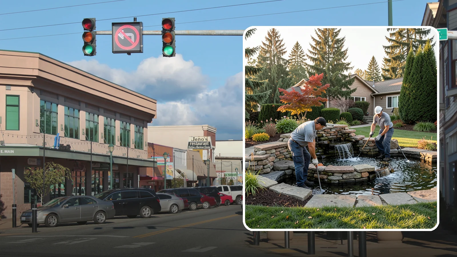 Water Feature Maintenance in Monroe, Snohomish County, WA - We keep ponds, fountains, and bubbling features clean, balanced, and running smoothly through every Northwest season.