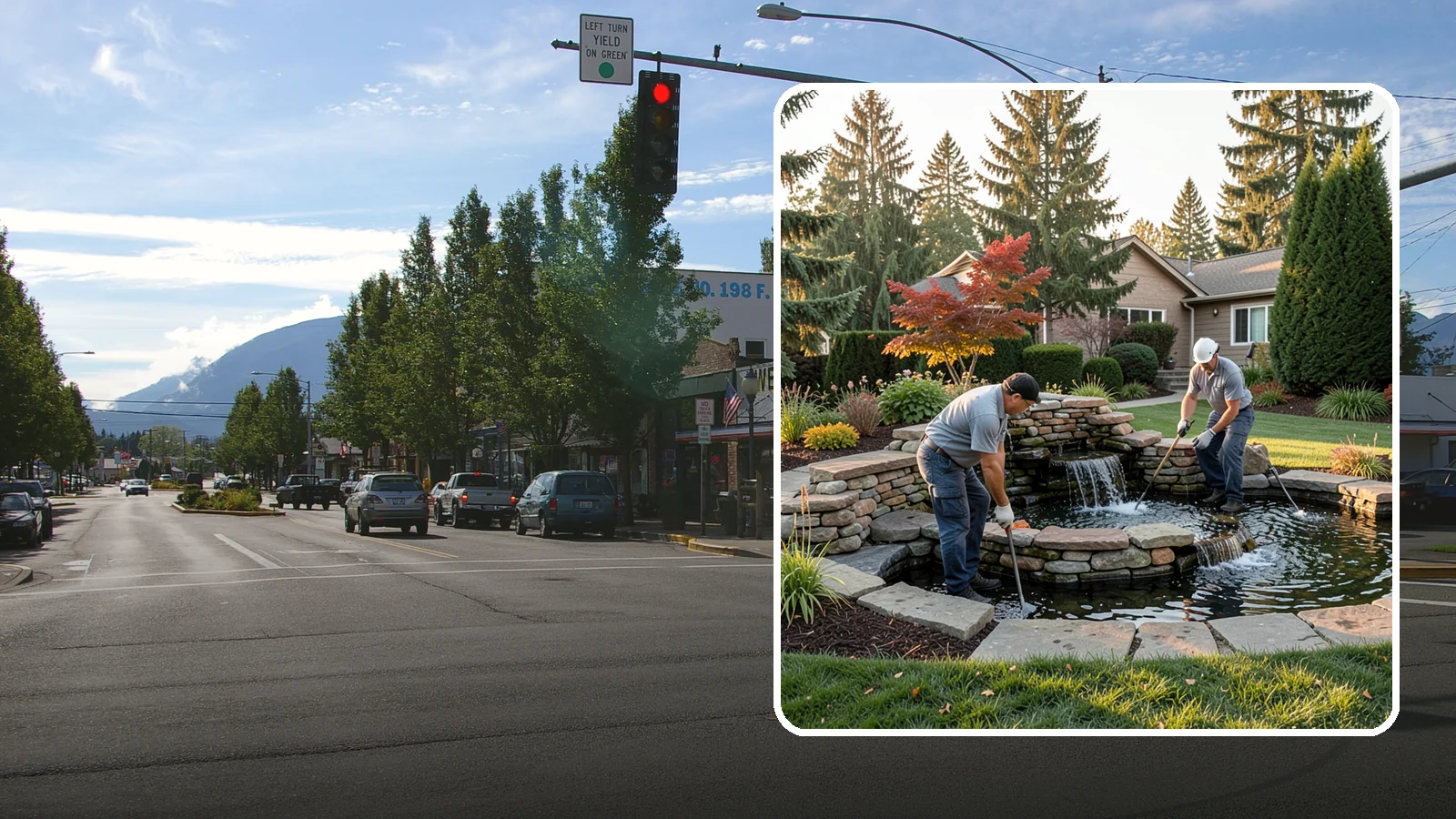 Water Feature Maintenance in North Bend, King County, WA - We keep ponds, fountains, and bubbling features clean, balanced, and running smoothly through every Northwest season.