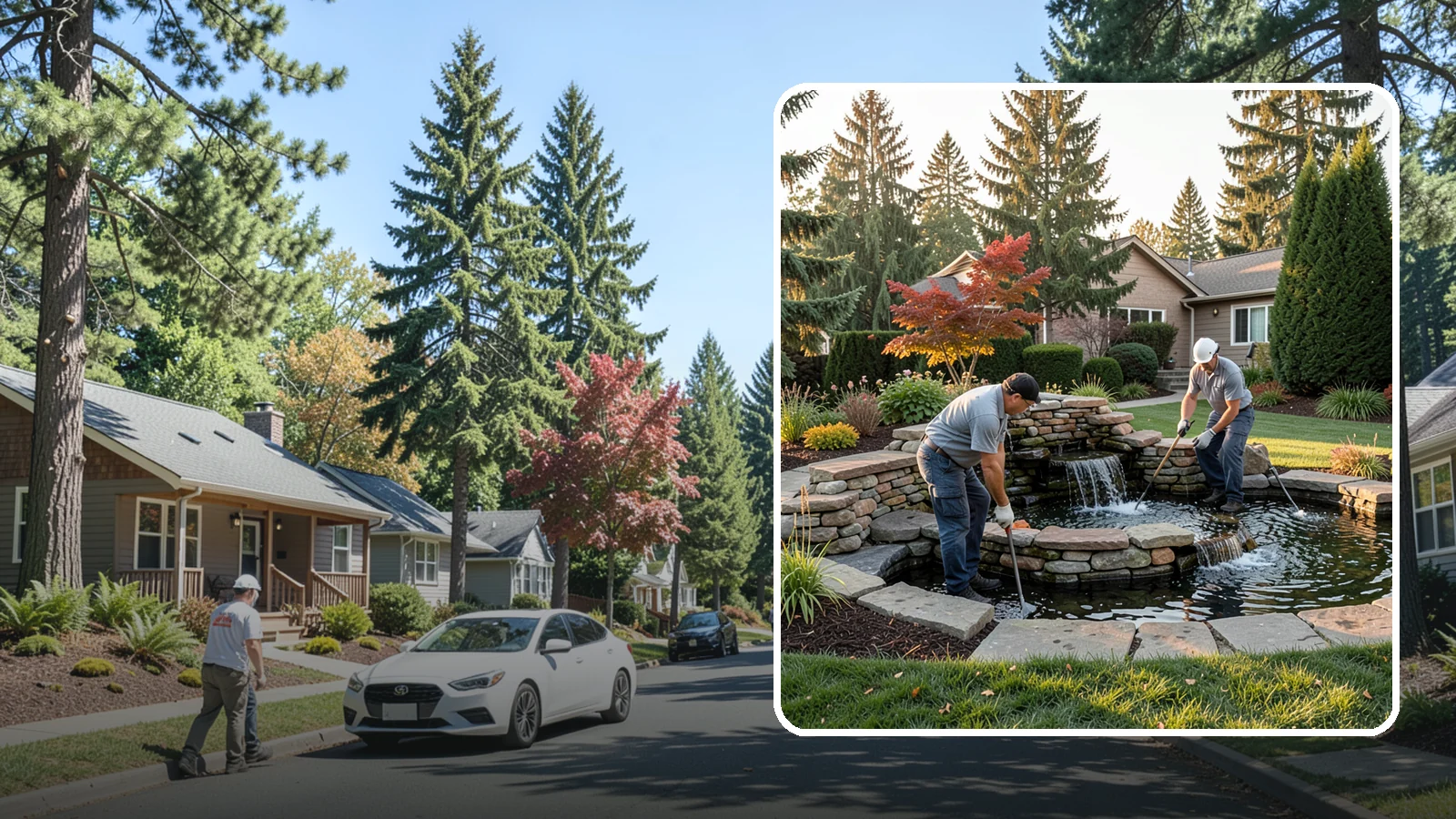 Water Feature Maintenance in Orting, Pierce County, WA - We keep ponds, fountains, and bubbling features clean, balanced, and running smoothly through every Northwest season.