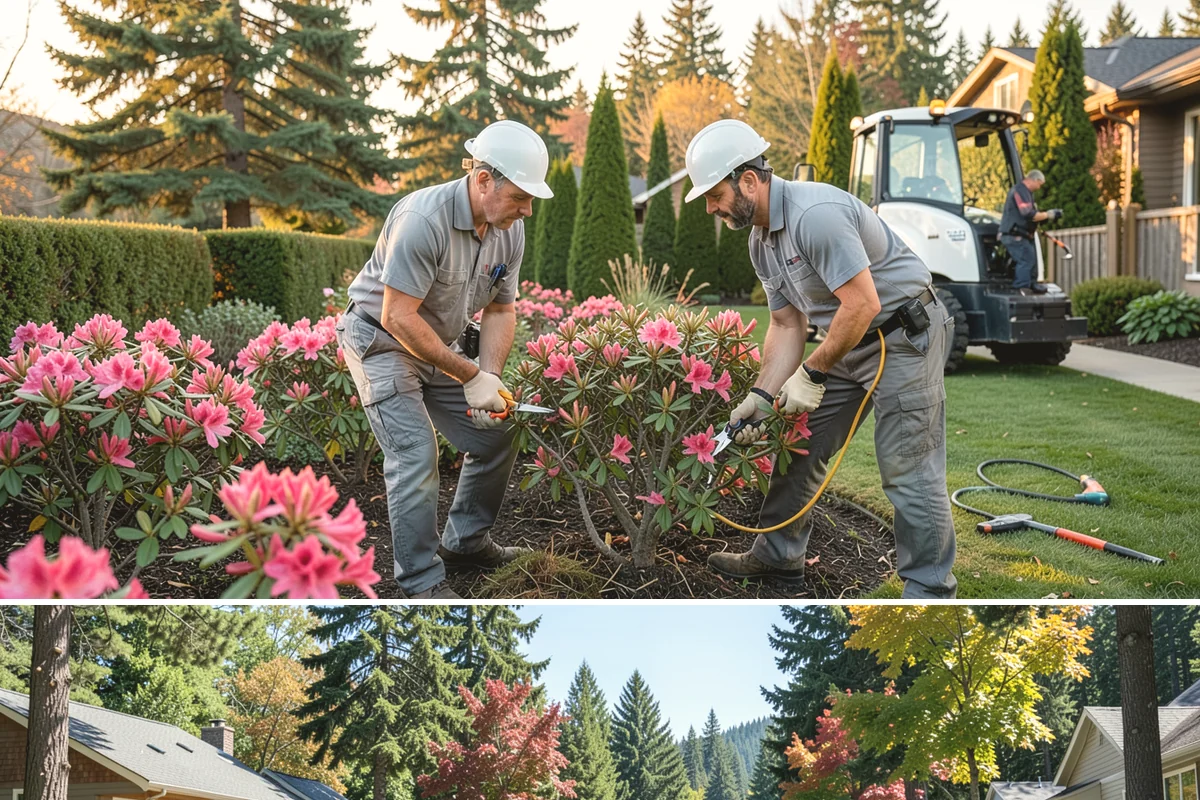Water Feature Maintenance in Orting, Pierce County, WA - Maintenance is valuable year-round, with heavier service in fall for leaf and needle drop and spring cleanups after winter debris...