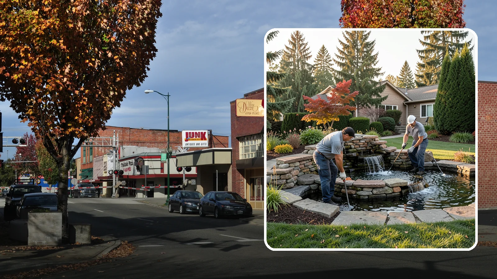 Water Feature Maintenance in Puyallup, Pierce County, WA - We keep ponds, fountains, and bubbling features clean, balanced, and running smoothly through every Northwest season.