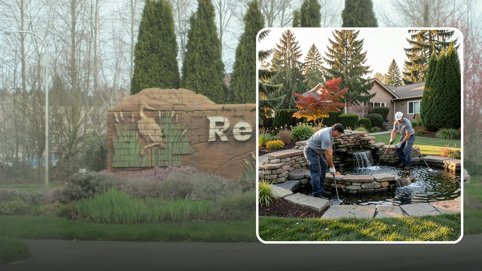 Water Feature Maintenance in Renton, King County, WA - We keep ponds, fountains, and bubbling features clean, balanced, and running smoothly through every Northwest season.