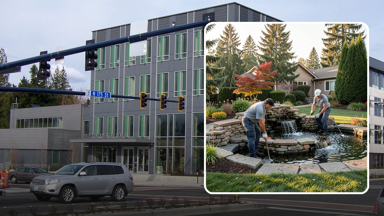 Water Feature Maintenance in Shoreline, King County, WA - We keep ponds, fountains, and bubbling features clean, balanced, and running smoothly through every Northwest season.