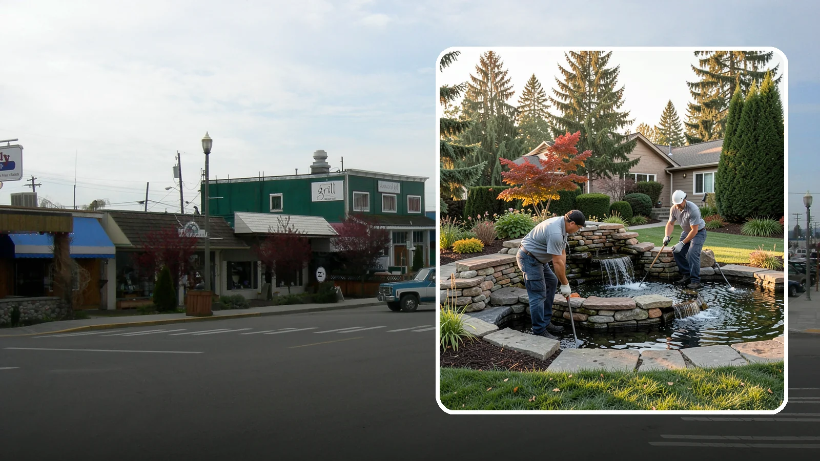 Water Feature Maintenance in Stanwood, Snohomish County, WA - We keep ponds, fountains, and bubbling features clean, balanced, and running smoothly through every Northwest season.
