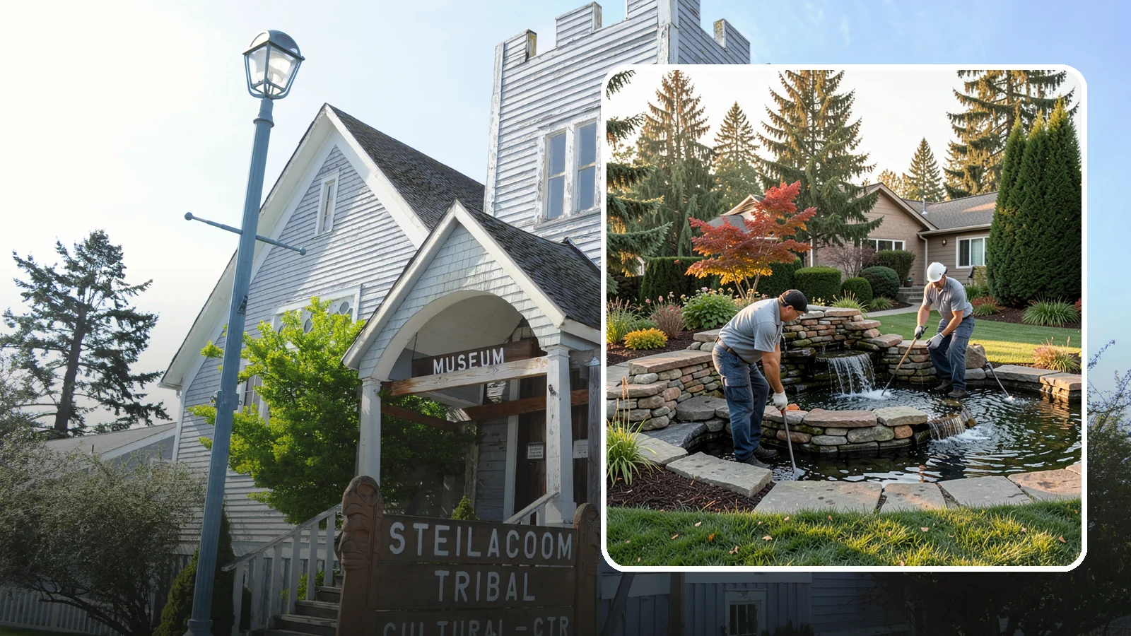 Water Feature Maintenance in Steilacoom, Pierce County, WA - We keep ponds, fountains, and bubbling features clean, balanced, and running smoothly through every Northwest season.