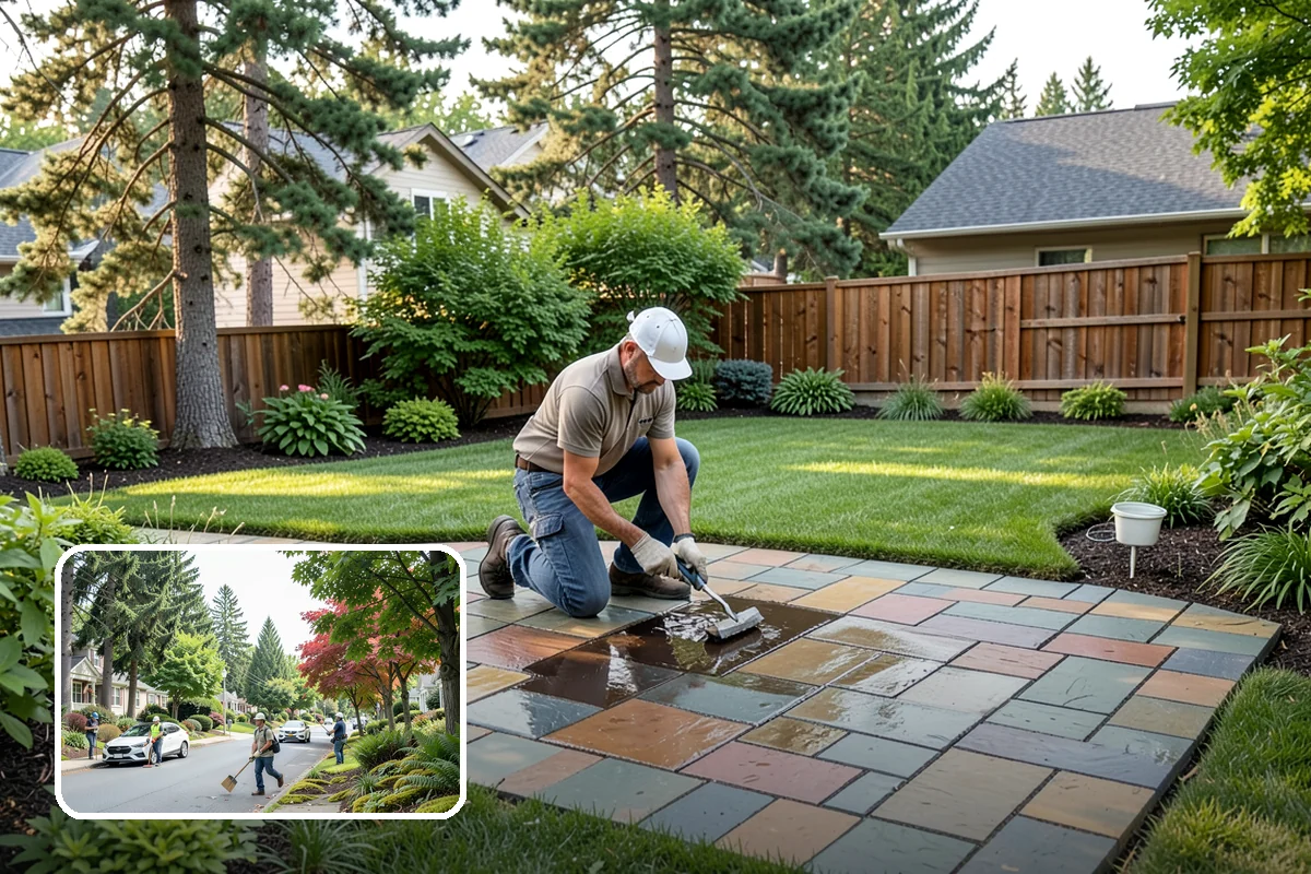 Water Feature Repair in Beaux Arts Village, King County, WA - Gets the water flowing again