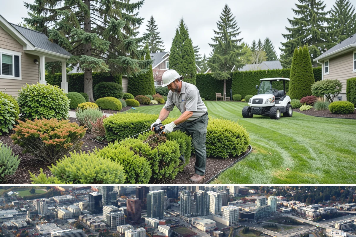 Water Feature Repair in Bellevue, King County, WA - Repairs done spring through fall while features run.