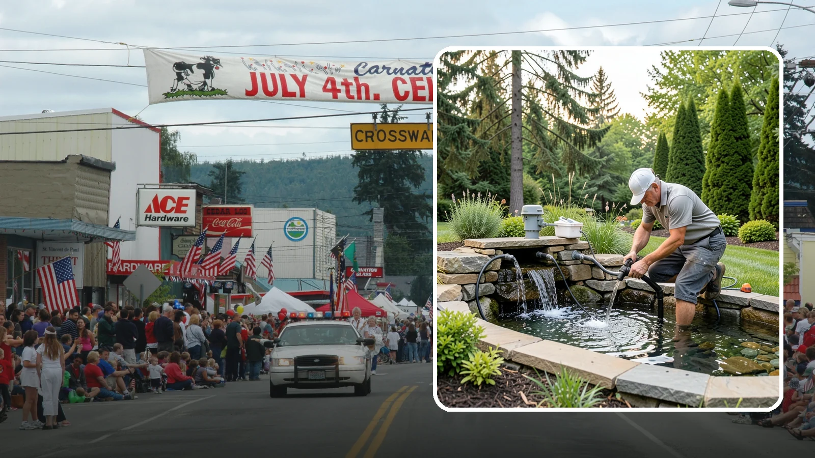 Water Feature Repair in Carnation, King County, WA - Repair of pumps, leaks, plumbing, and liners to get your water feature running clear and reliably again.