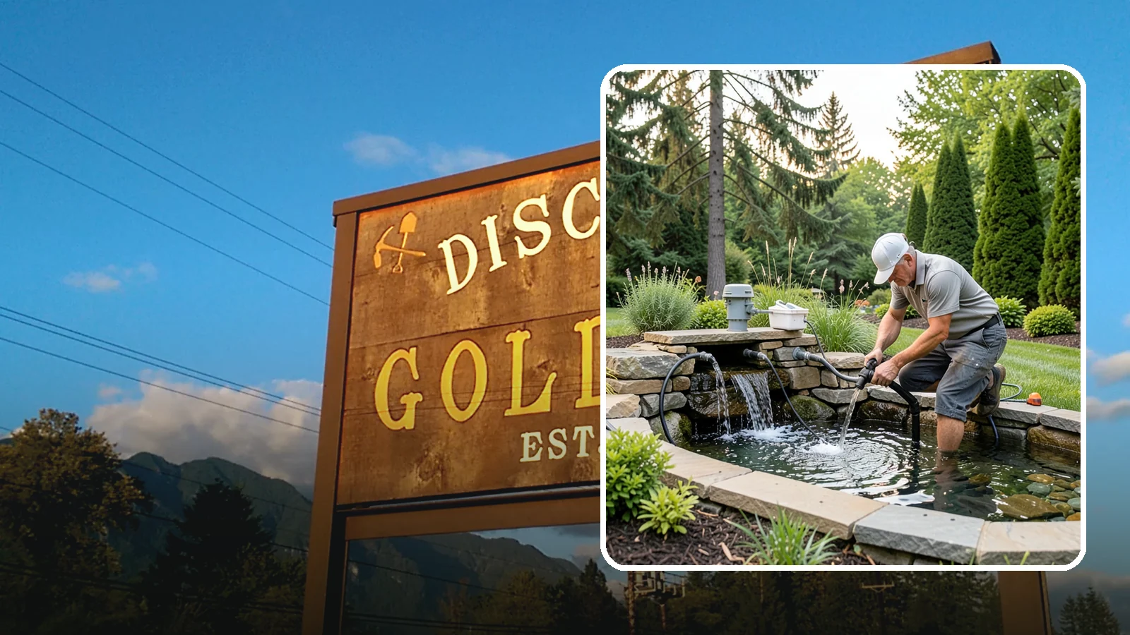 Water Feature Repair in Gold Bar, Snohomish County, WA - Repair of pumps, leaks, plumbing, and liners to get your water feature running clear and reliably again.