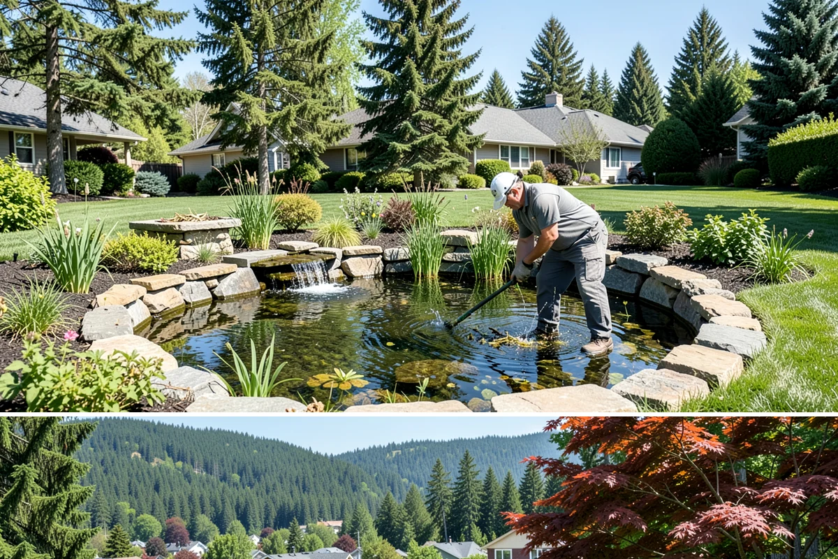 Water Feature Repair in Index, Snohomish County, WA - Repairs done spring through fall while features run.