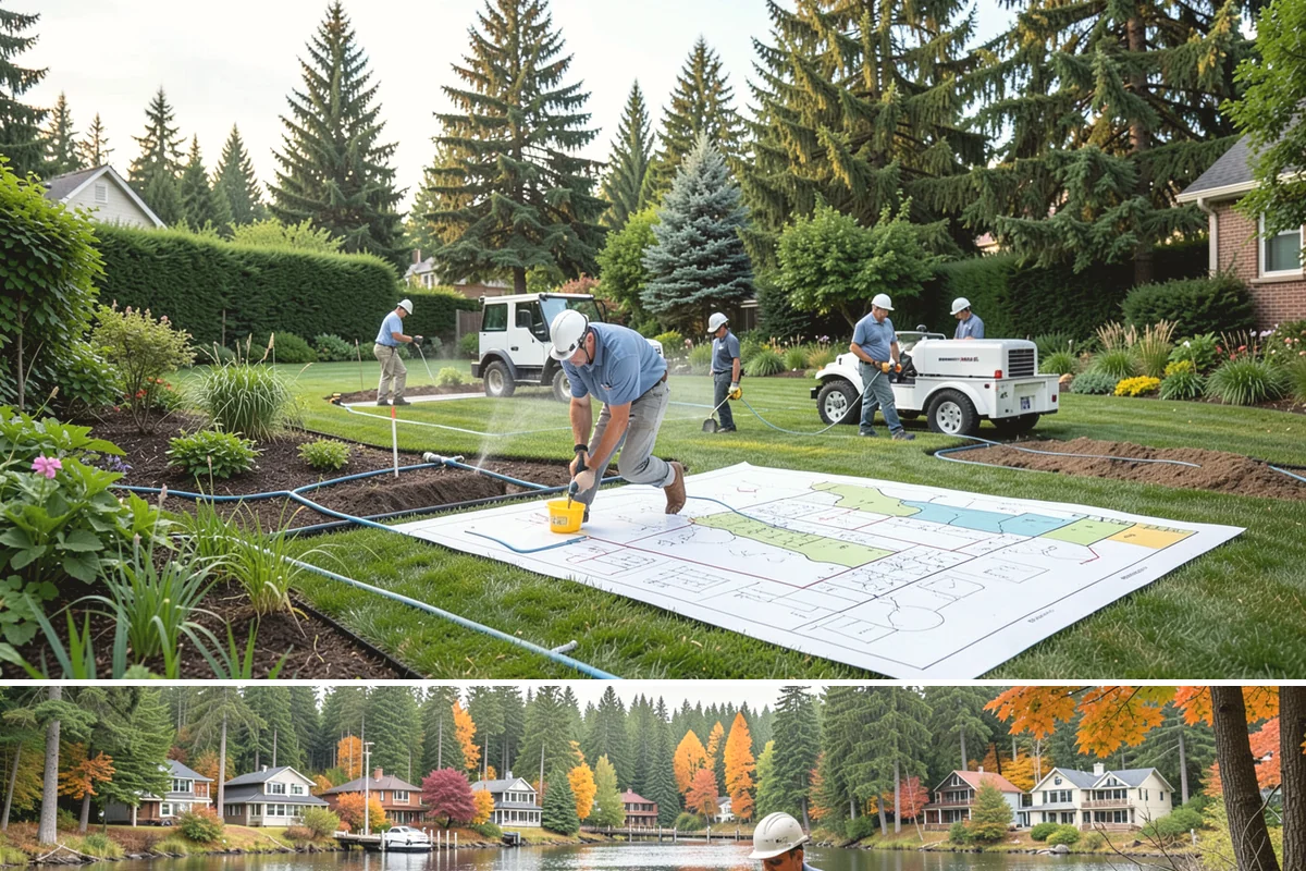 Water Feature Repair in La Conner, Skagit County, WA - Repairs done spring through fall while features run.
