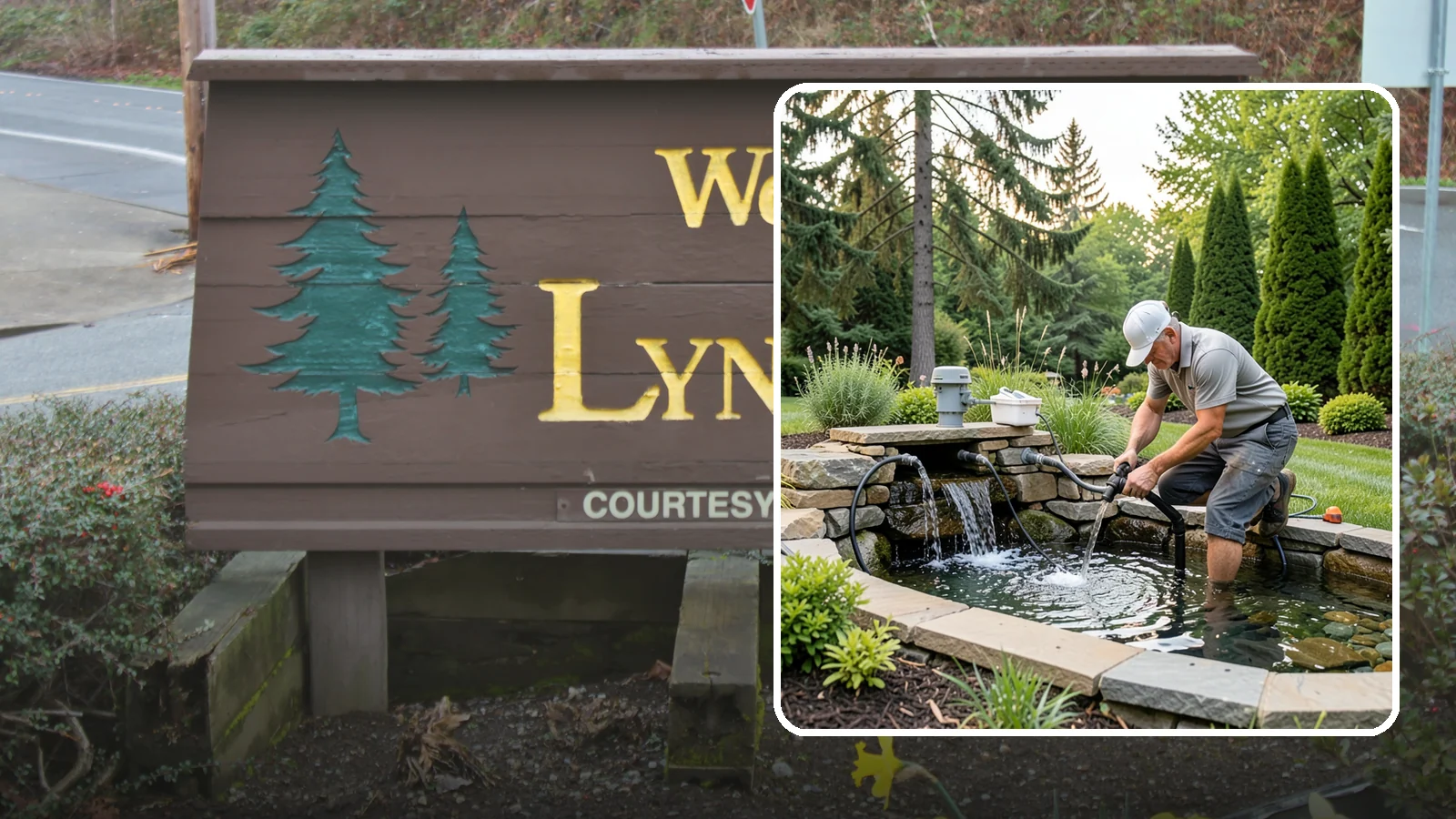 Water Feature Repair in Lynnwood, Snohomish County, WA - Repair of pumps, leaks, plumbing, and liners to get your water feature running clear and reliably again.