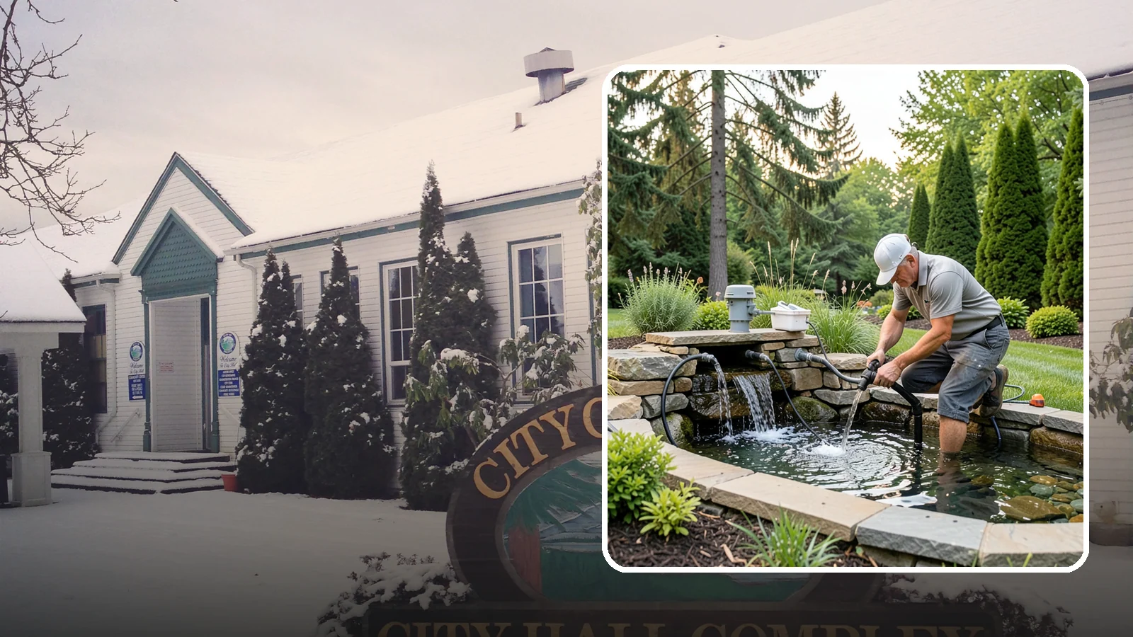 Water Feature Repair in Pacific, King County, WA - Repair of pumps, leaks, plumbing, and liners to get your water feature running clear and reliably again.