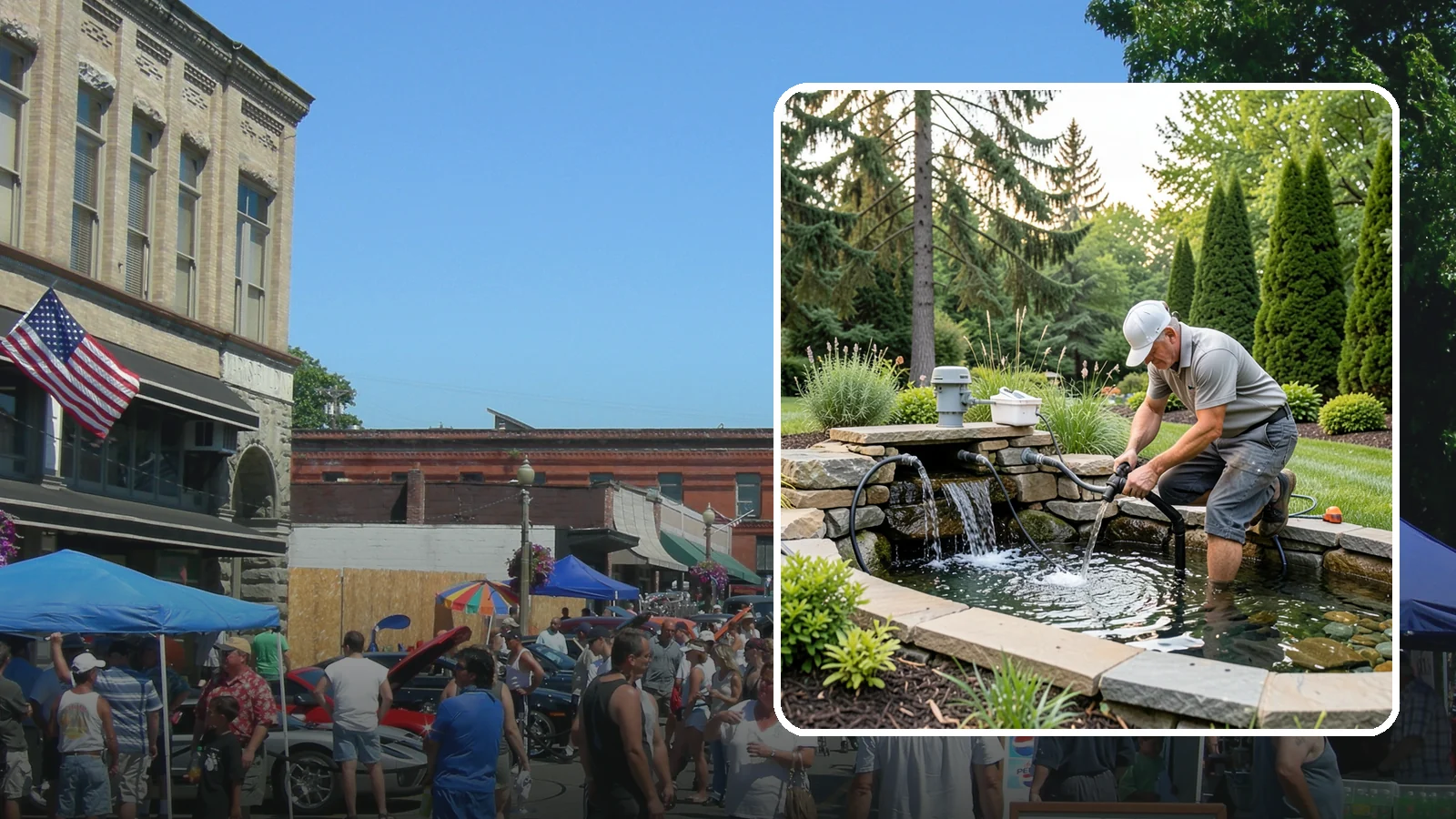 Water Feature Repair in Snohomish, Snohomish County, WA - Repair of pumps, leaks, plumbing, and liners to get your water feature running clear and reliably again.