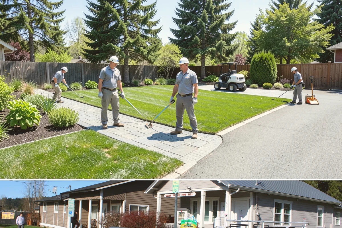 Water Feature Repair in South Prairie, Pierce County, WA - Repairs done spring through fall while features run.