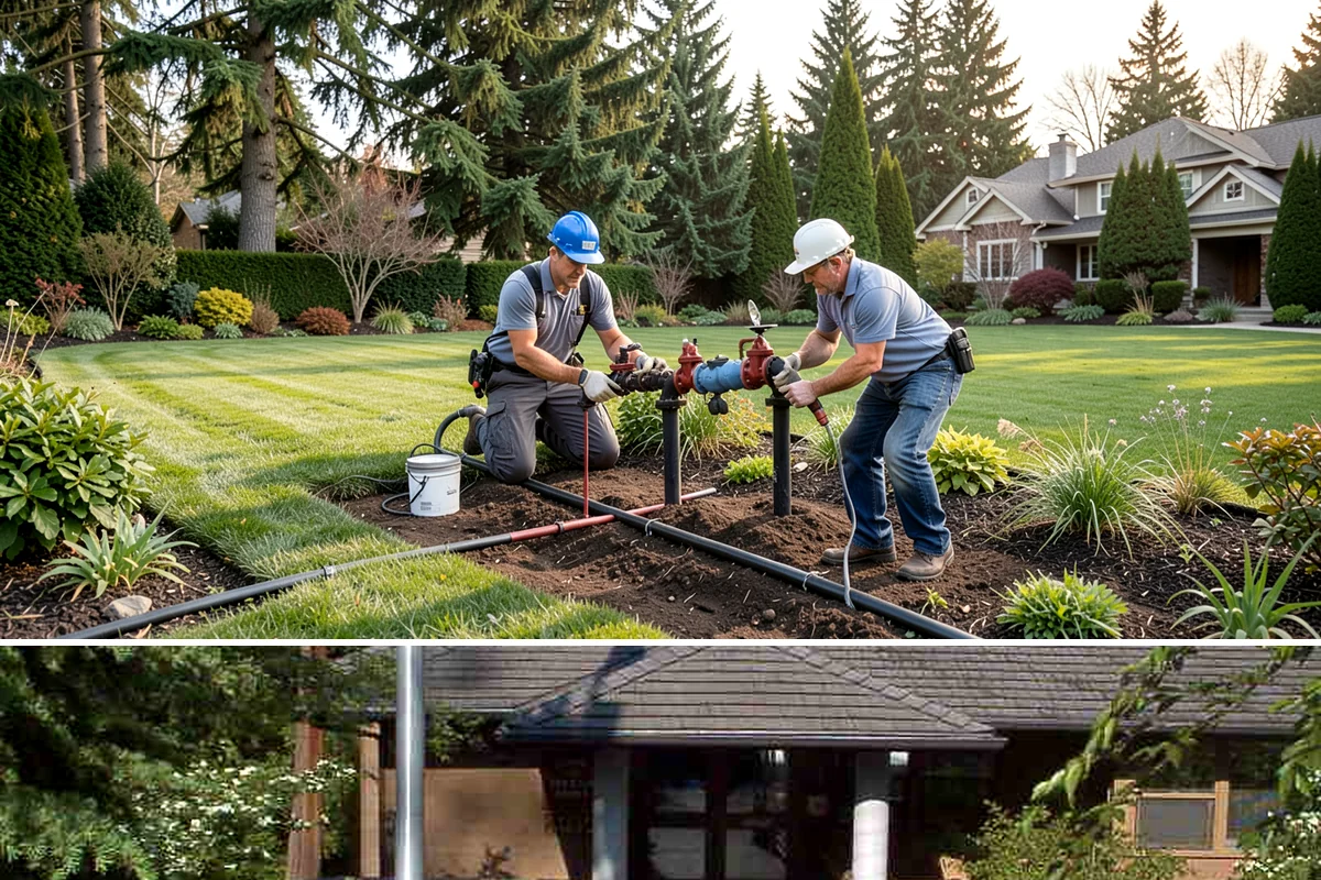 Water Feature Repair in Yarrow Point, King County, WA - Repairs done spring through fall while features run.