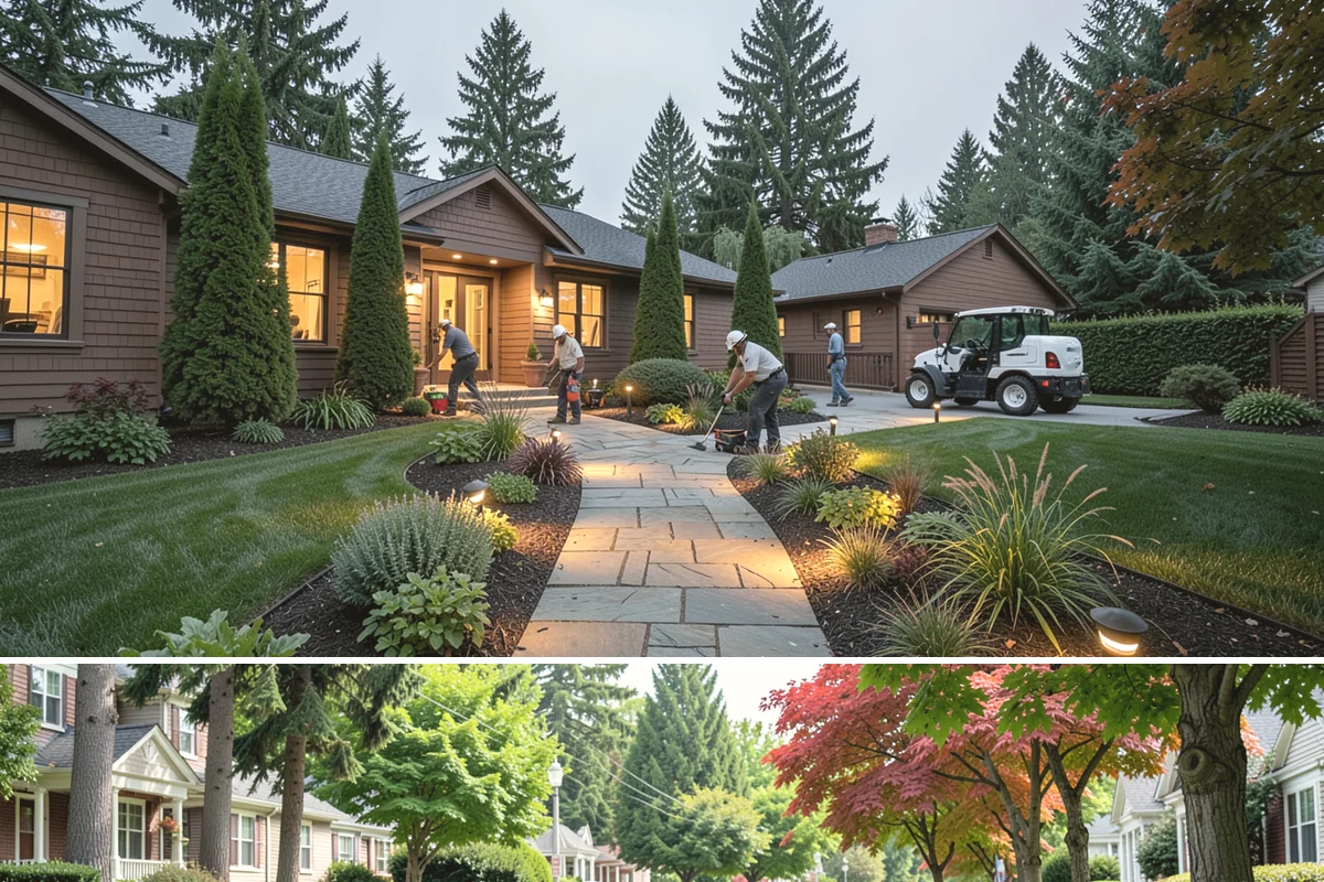 Waterfall Installation in Beaux Arts Village, King County, WA - Best built spring through fall.