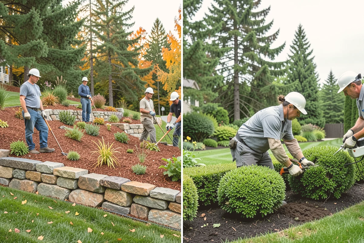 Waterfall Installation in Bellevue, King County, WA - Design the waterfall and water path