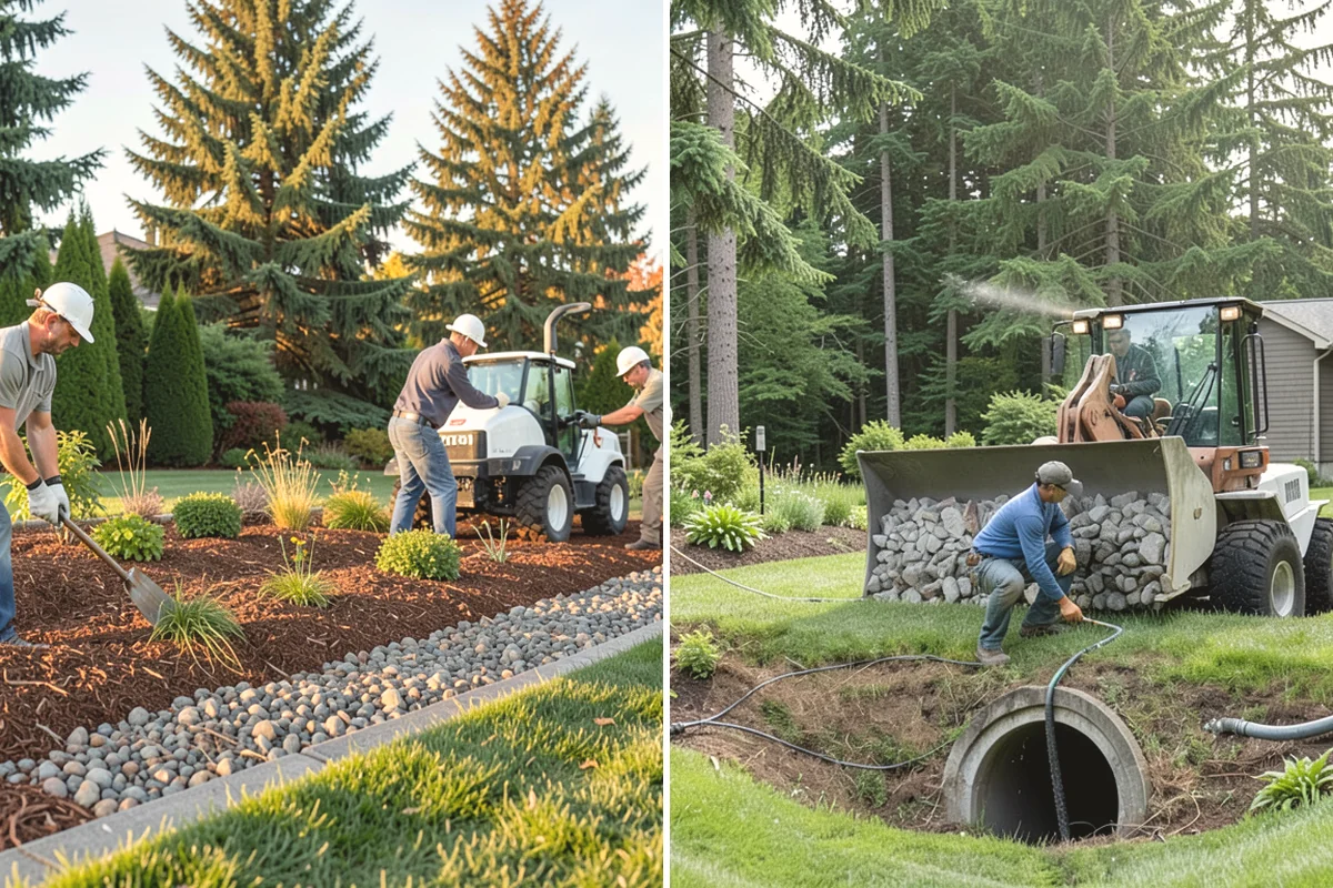 Waterfall Installation in Black Diamond, King County, WA - Design the waterfall and water path