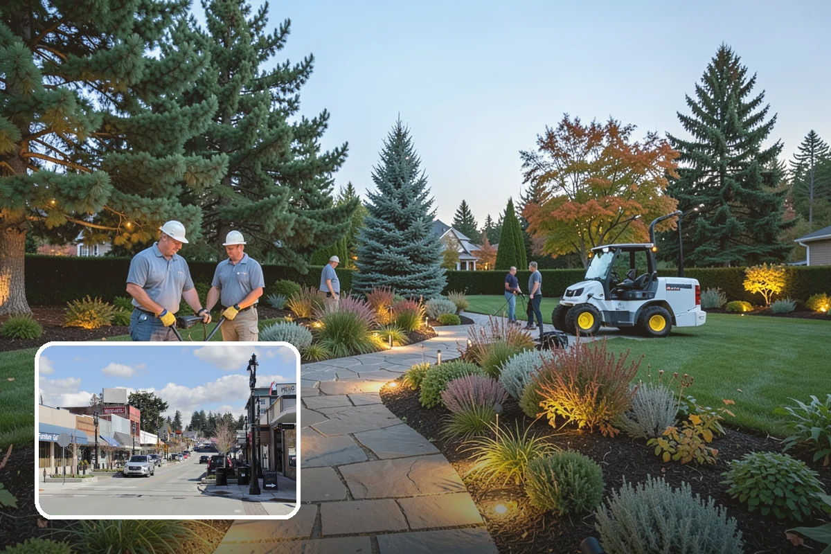 Waterfall Installation in Bothell, King County, WA - The sight and sound of cascading water