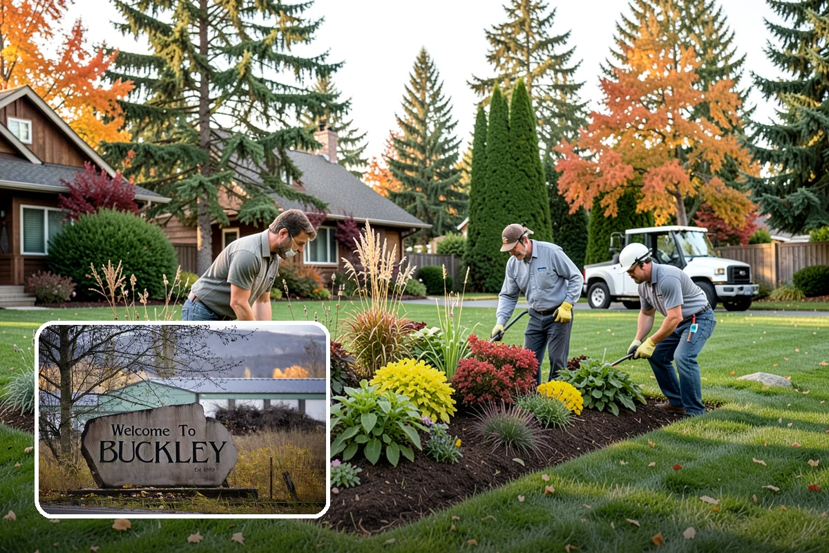 Waterfall Installation in Buckley, Pierce County, WA - The sight and sound of cascading water