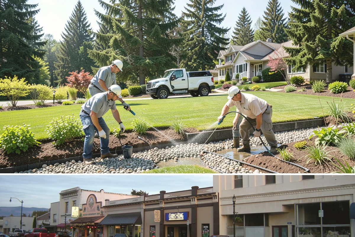 Waterfall Installation in Burlington, Skagit County, WA - Best built spring through fall.