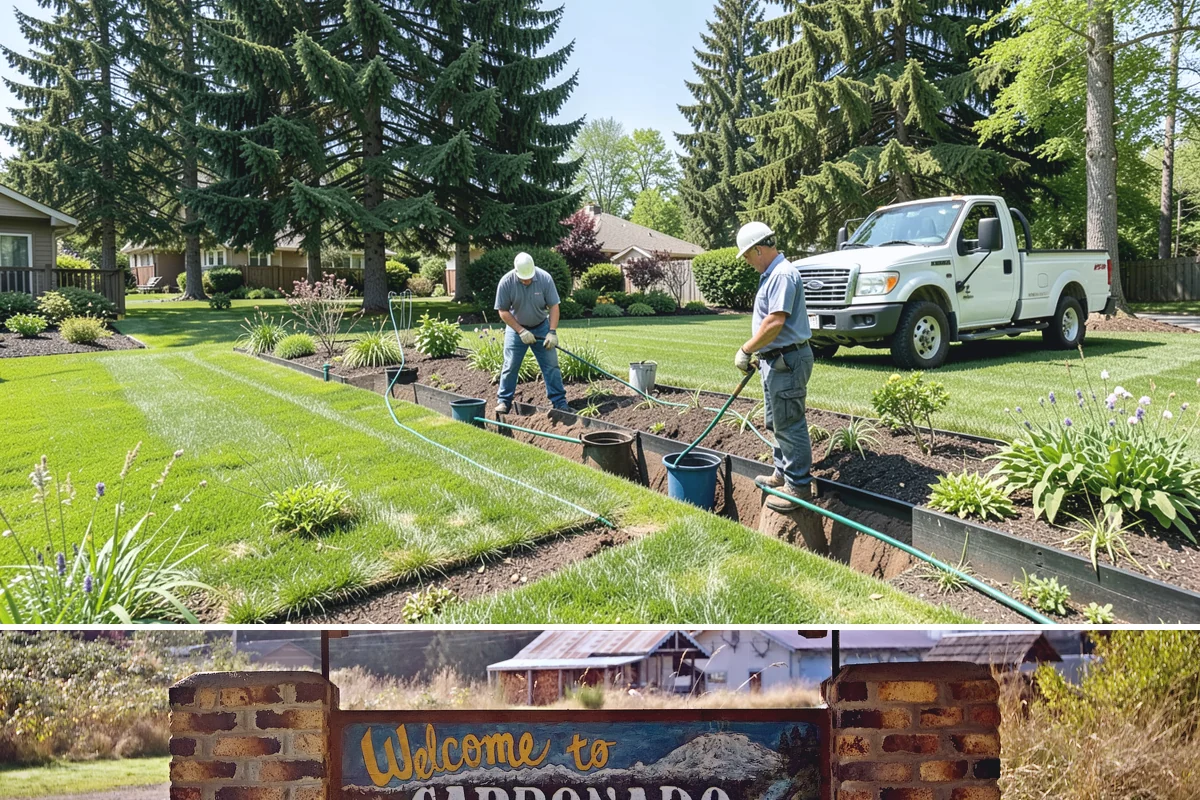 Waterfall Installation in Carbonado, Pierce County, WA - Best built spring through fall.