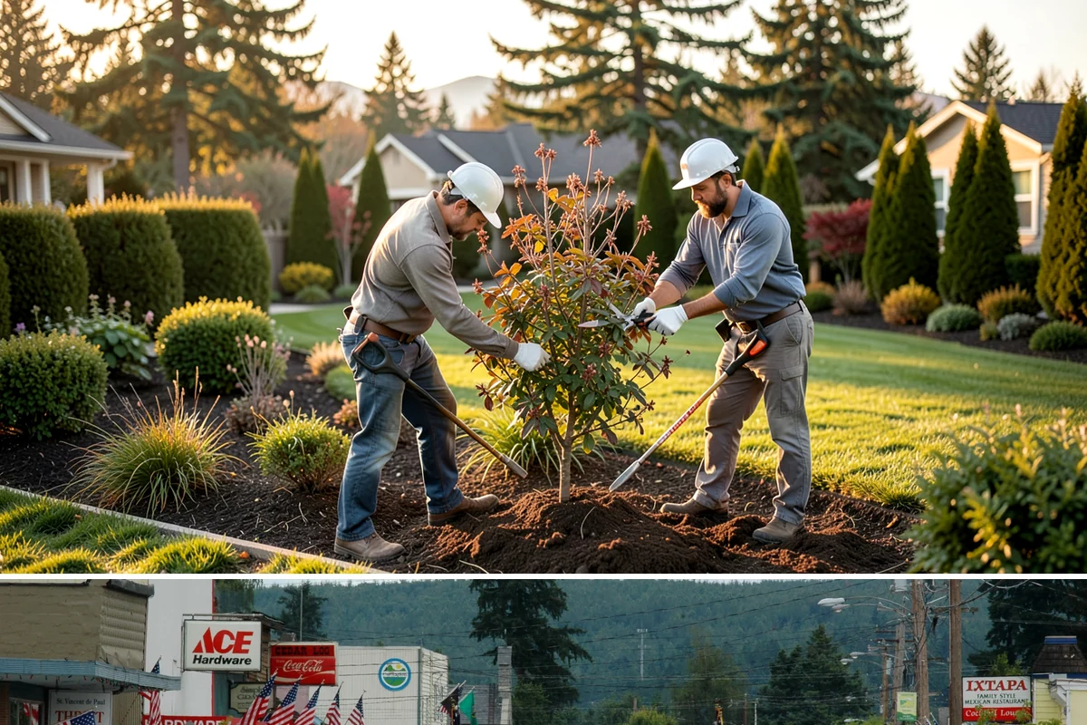 Waterfall Installation in Carnation, King County, WA - Best built spring through fall.